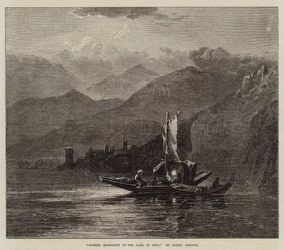 Sommermondlicht am Orta-See